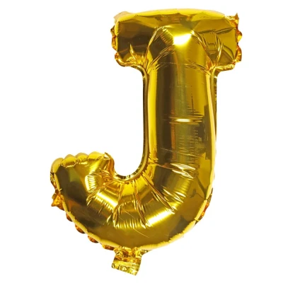 Luftballon Buchstabe J